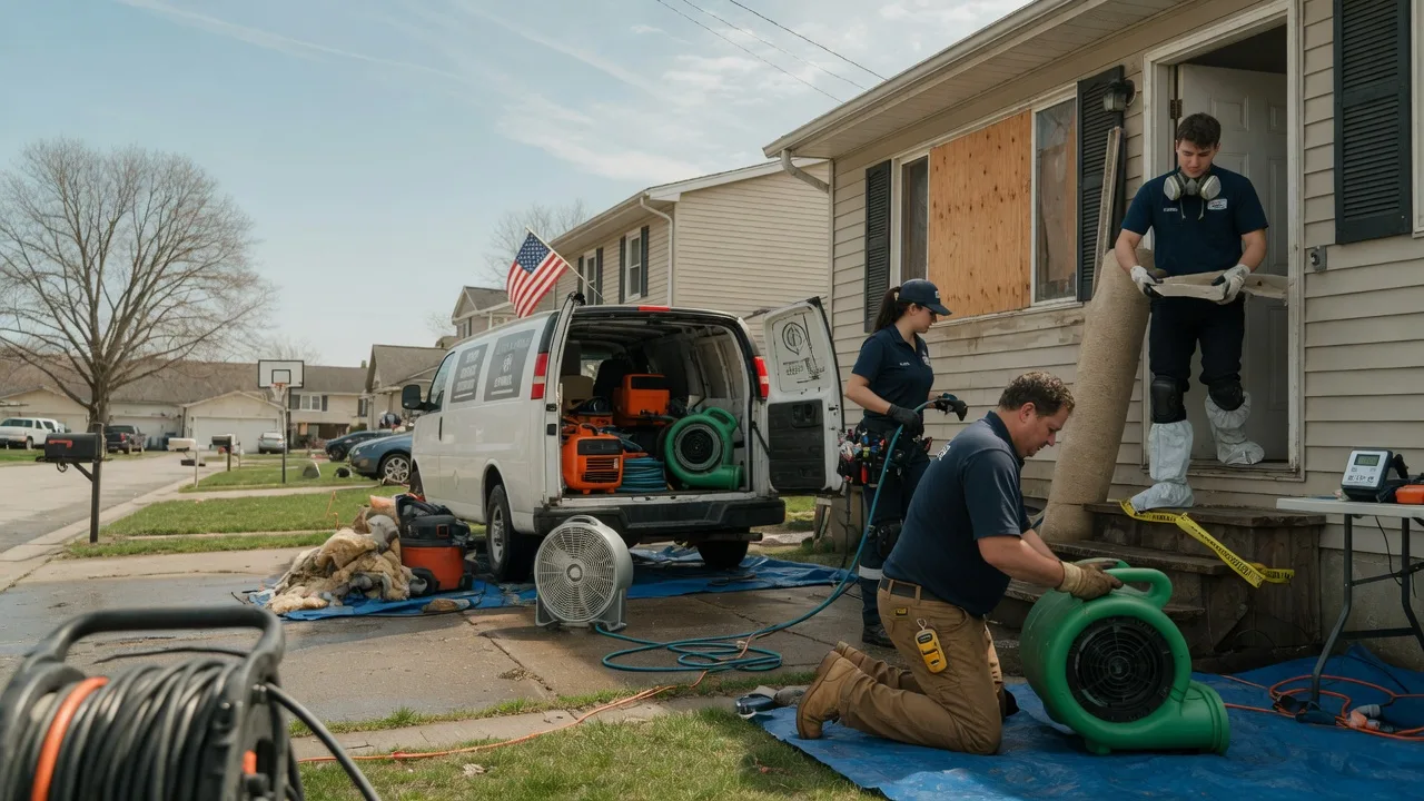 Water Damage Restoration in Prue, OK near me